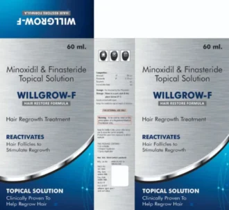 Willgrow F Hair Regrowth Solution, 60ml