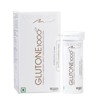 Glutone 1000 L-Glutathione Vitamin c 1000, 15 TAB