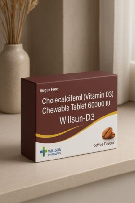 WILLSUN D3 TAB 1x4 Caps PACK OF 3